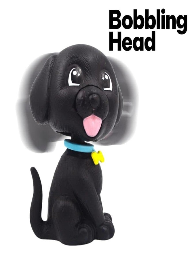 RIANZ® Bobble Head Dog for Car Dashboard, Home & Office | Cute Puppy Figurine Toy | Wobble Head Dog Showpiece for Gift & Decoration (Black) - Image 5